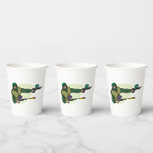 Gobelets En Papier Joueur de Paintball avec double marqueur Action Sp