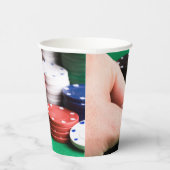 Gobelets En Papier Joueur de poker (Droite)