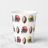 Gobelets En Papier Jour de jeu Coupes de papier amusant côté terrain (Verso)