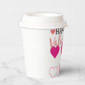 Gobelets En Papier Jour de la Saint Valentin (Droite)