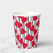 Gobelets En Papier Jour de la Saint Valentin (Verso)