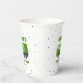 Gobelets En Papier Jour de l'anniversaire du camion-poubelle (Droite)