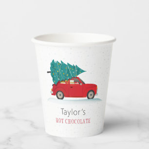 Gobelets En Papier Jour de Noël aux enfants