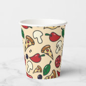 Gobelets En Papier Jour de pizza (Verso)
