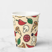 Gobelets En Papier Jour de pizza (Gauche)