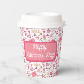 Gobelets En Papier Jour des Véntines (Recto)