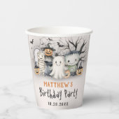 Gobelets En Papier Jour d'Halloween Spooktacular pour les enfants (Recto)