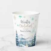 Gobelets En Papier Jour fabuleux pour l'hiver (Verso)