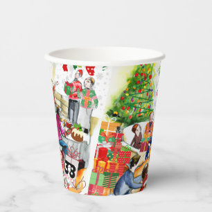 Gobelets En Papier Jour Noël