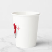 Gobelets En Papier Journée mondiale de la santé (Gauche)