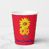 Gobelets En Papier Jours d'automne (Verso)