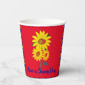 Gobelets En Papier Jours d'automne (Recto)