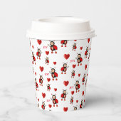 Gobelets En Papier Joy Texte sur le blanc (Verso)