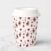 Gobelets En Papier Joy Texte sur le blanc (Droite)