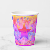 Gobelets En Papier Joyeuse Coupe de papier d'anniversaire HAMbyWG (Recto)