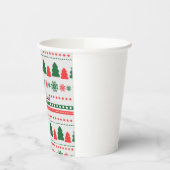 Gobelets En Papier Joyeuse Coupe de papier de Noël (Gauche)