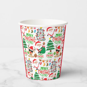 Gobelets En Papier Joyeuse fête de Noël
