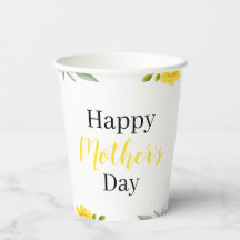 Joyeuse fête des mères Fête des fleurs jaunes et F