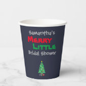 Gobelets En Papier Joyeuse petite Fête des mariées (Recto)