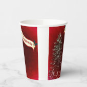 Gobelets En Papier Joyeuses tasses de papier de Noël (Gauche)