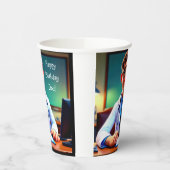 Gobelets En Papier Joyeuses tasses de papier Doc d'anniversaire (Gauche)