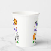 Gobelets En Papier Joyeuses tasses de papier Halloween (Droite)