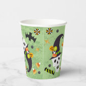 Gobelets En Papier Joyeuses tasses de papier Halloween Skull Party (Droite)