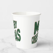 Gobelets En Papier Joyeuses tasses en papier de Noël (Gauche)