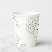 Gobelets En Papier Joyeuses tasses en papier peignée de la fête des a (Droite)