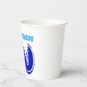 Gobelets En Papier Joyeux 50e anniversaire de la Coupe de papier pers (Gauche)