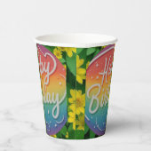 Gobelets En Papier Joyeux anniversaire (Droite)