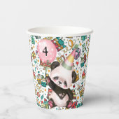 Gobelets En Papier Joyeux anniversaire annuel (Verso)