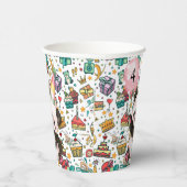 Gobelets En Papier Joyeux anniversaire annuel (Droite)