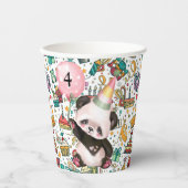 Gobelets En Papier Joyeux anniversaire annuel (Recto)