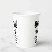 Gobelets En Papier Joyeux anniversaire Bruh Boy's adolescent Ado Boy (Droite)