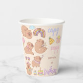 Gobelets En Papier Joyeux anniversaire capy (Verso)