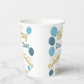 Gobelets En Papier Joyeux anniversaire Décembre anniversaires Coupe p (Gauche)