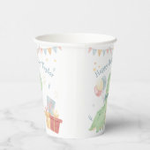 Gobelets En Papier Joyeux anniversaire Dinosaur fête (Droite)