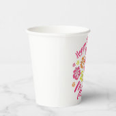 Gobelets En Papier Joyeux anniversaire Fleurs d'Hibiscus hawaïens tro (Droite)