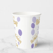 Gobelets En Papier Joyeux anniversaire Juin anniversaires Coupe papie (Droite)