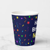 Gobelets En Papier Joyeux anniversaire personnalisé - tasses en papie (Recto)