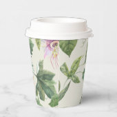 Gobelets En Papier Joyeux Aquarelle Botanique Floral Citrus Motif (Droite)