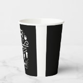 Gobelets En Papier Joyeux et brillant ampoule lumière Noël de Noël (Gauche)