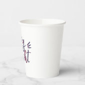 Gobelets En Papier Joyeux et lumineux - bordeaux (Gauche)