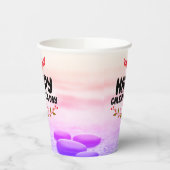 Gobelets En Papier Joyeux Galentine's Day Red Heart & Wings Party (Gauche)