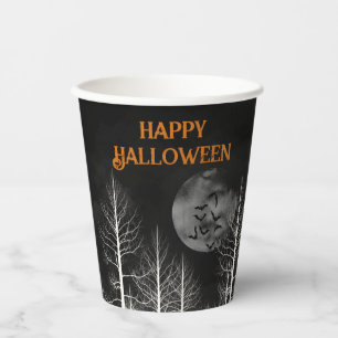 Gobelets En Papier Joyeux Halloween Dark Woods Party