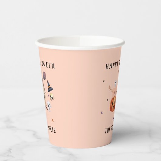 Gobelets En Papier Joyeux Halloween Family Custom Party (Gauche)