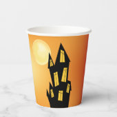 Gobelets En Papier Joyeux Halloween Jack O'Lantern (Verso)