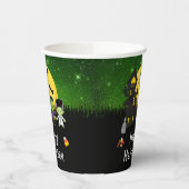 Gobelets En Papier Joyeux Halloween Monstres Green (Gauche)