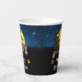 Gobelets En Papier Joyeux Halloween Party Werewolf Blue (Gauche)